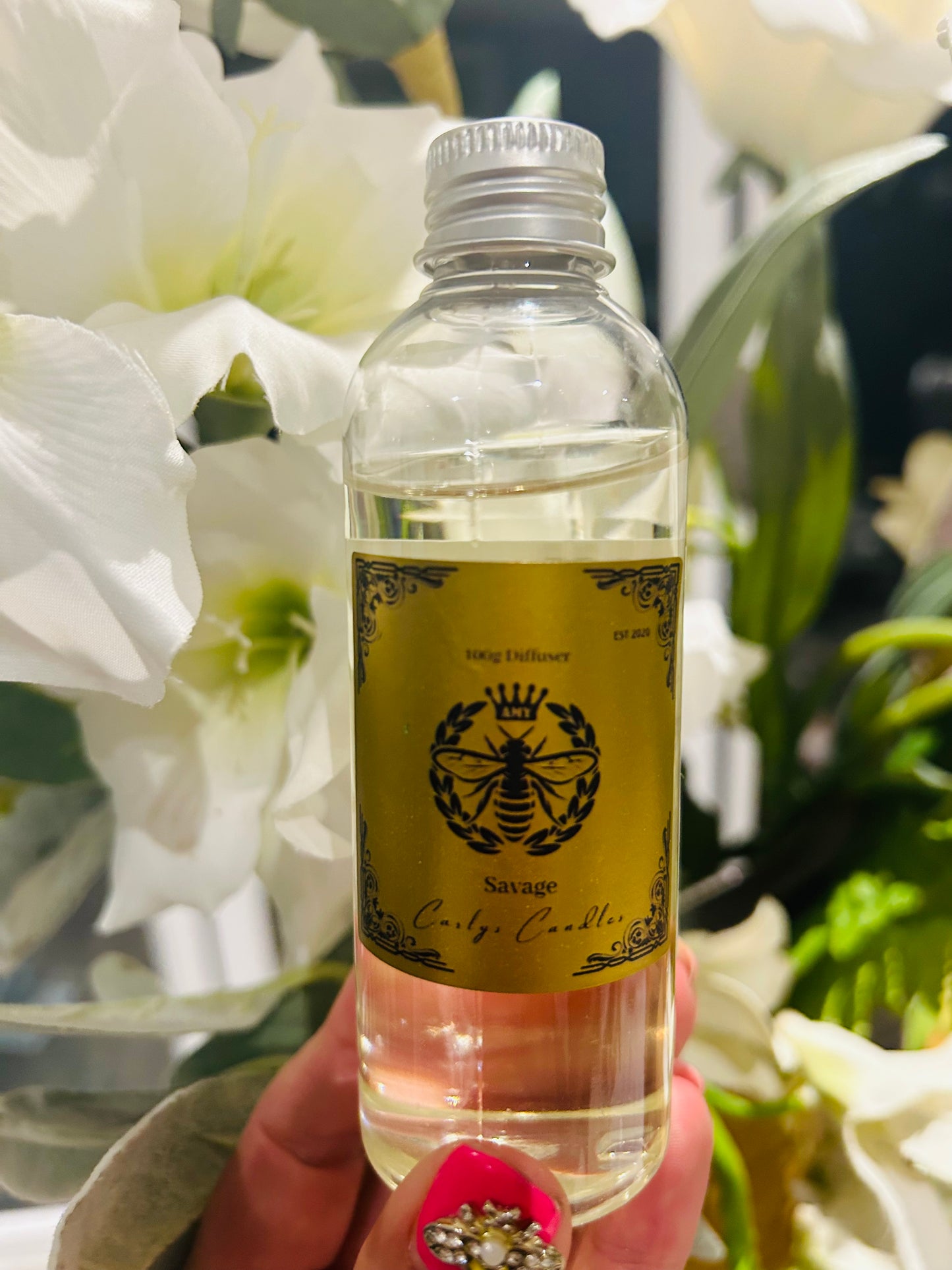 savage diffuser re fill Bottle including 7 New Fibre Reeds - Carly's candles & wax melts