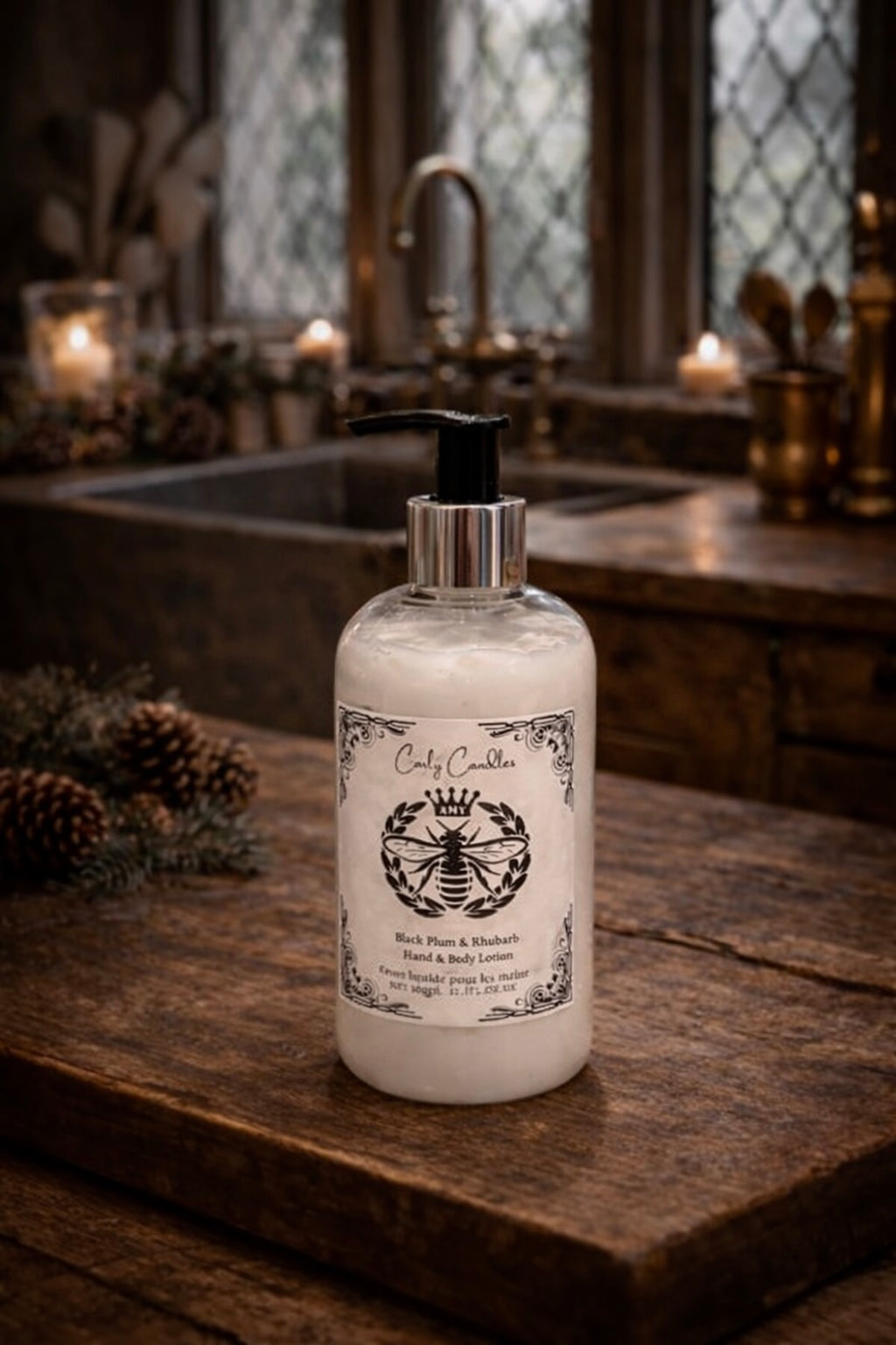 Black Plum & Rhubarb | Hand & Body Lotion - Carly's candles & wax melts