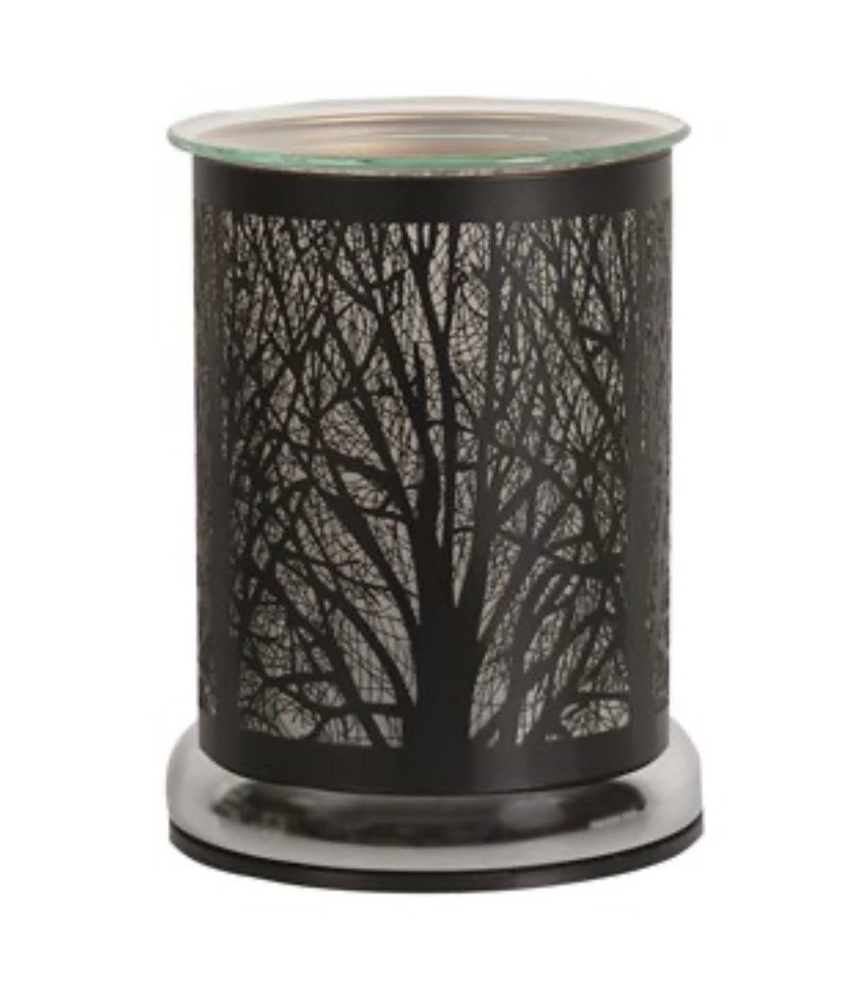 Electric silhouette wax melt burner - Forest 17cm