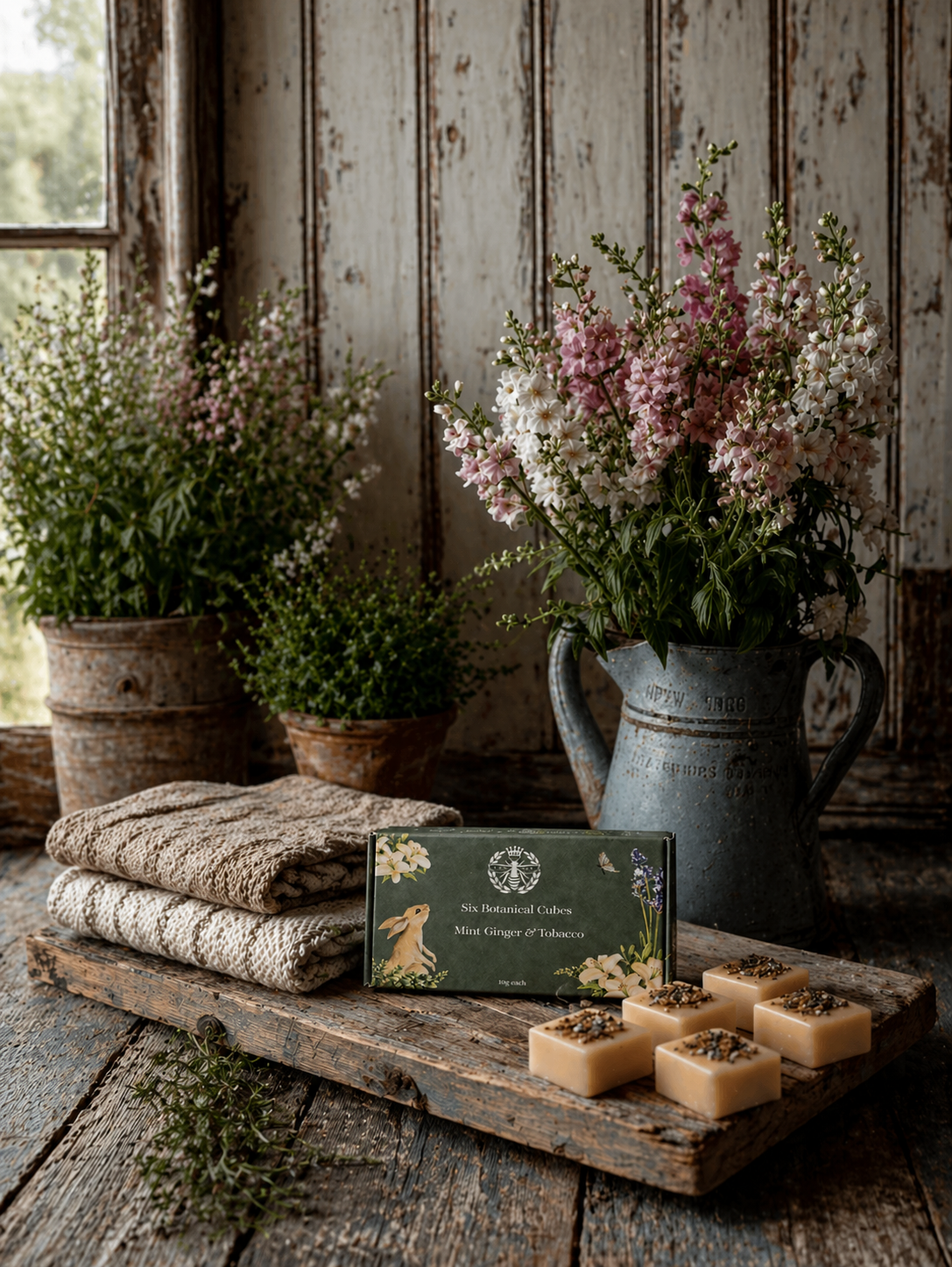 Mint, Ginger & Tobacco Soy Wax Melts - Carly's candles & wax melts