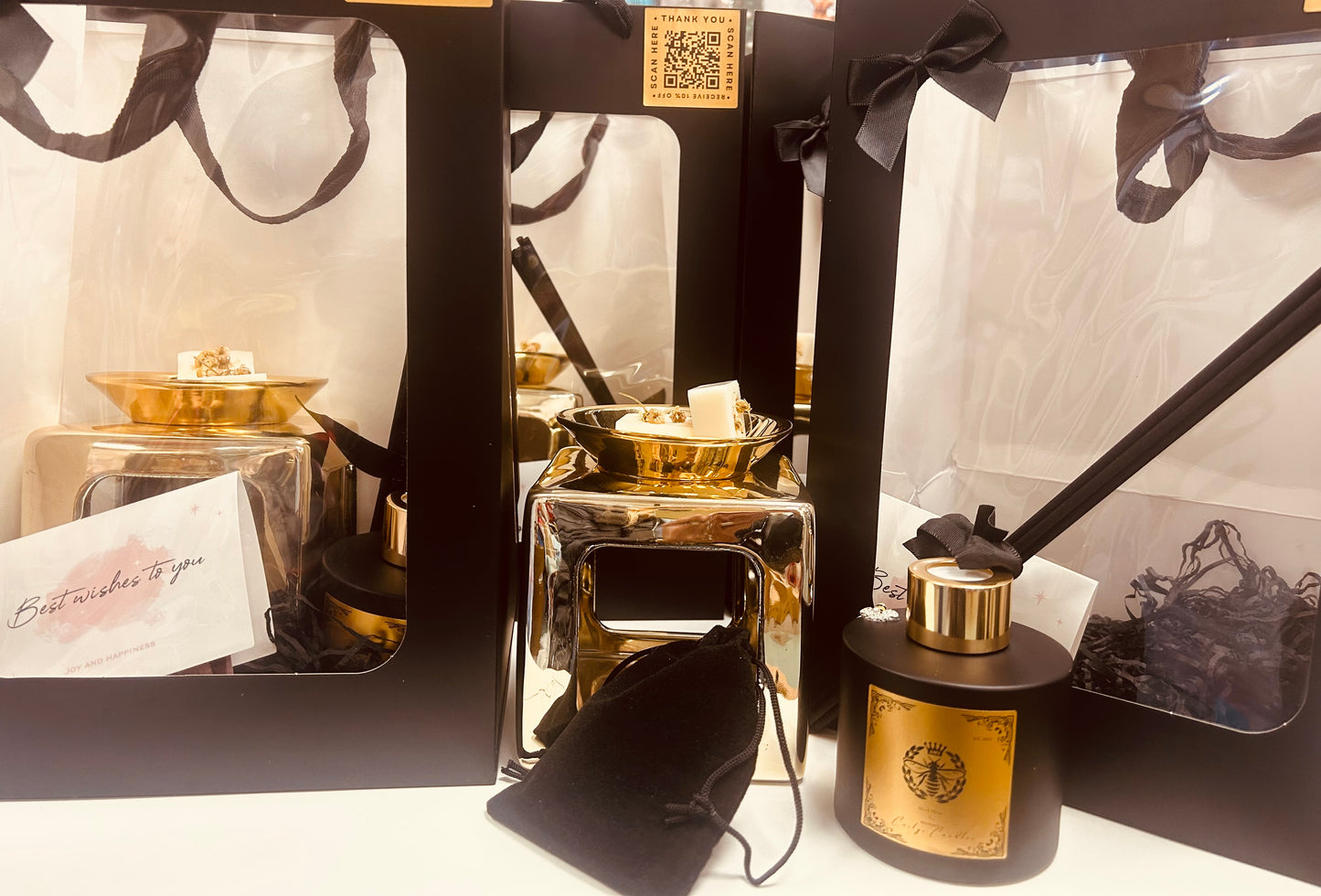 Beautiful selection of our best selling black plum and rhubarb hamper