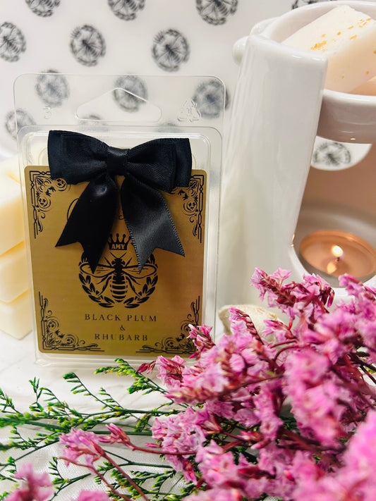 Black plum & Rhubarb soy wax melts