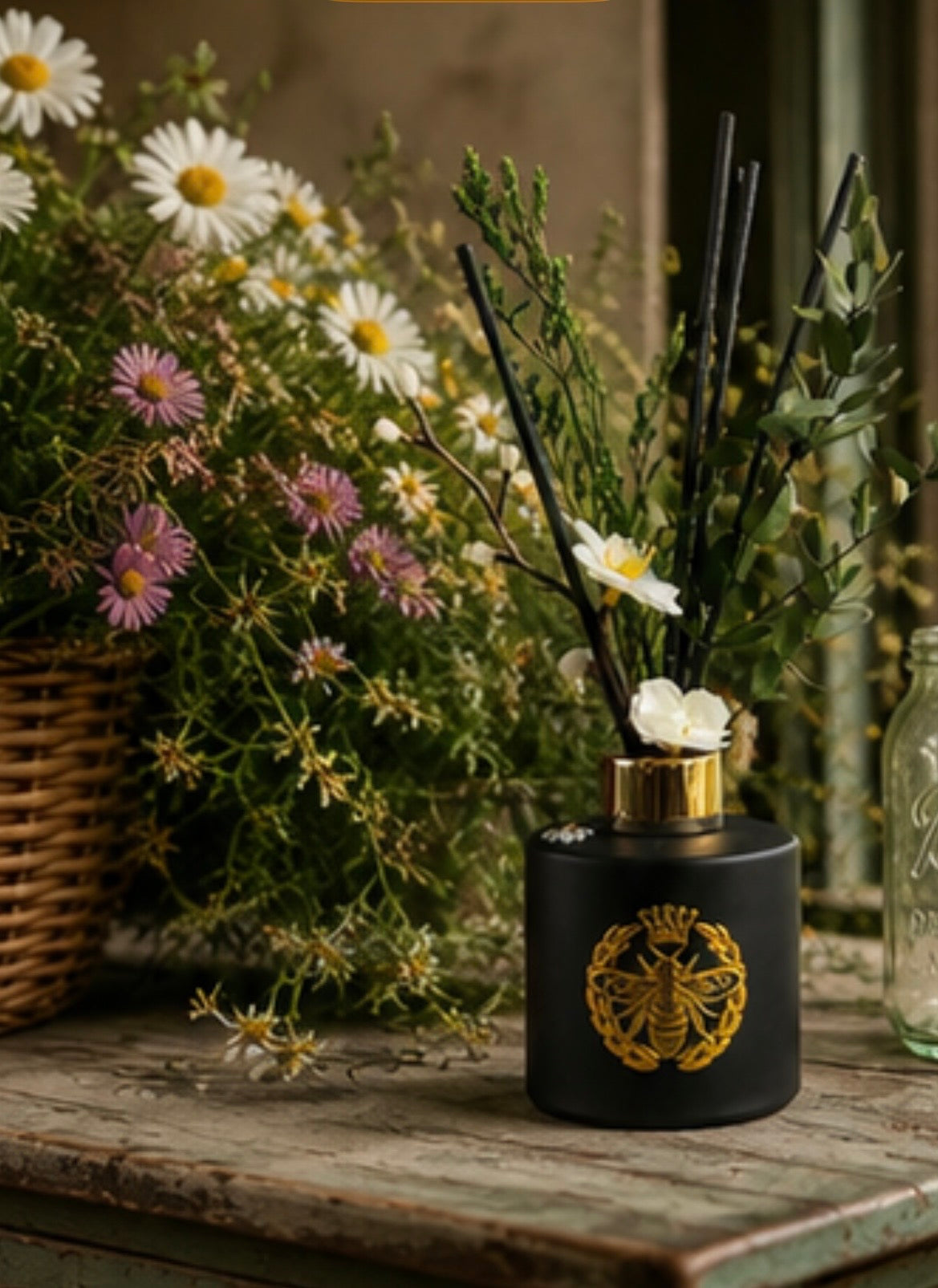 Peach Couture Reed Diffuser - Carly's candles & wax melts