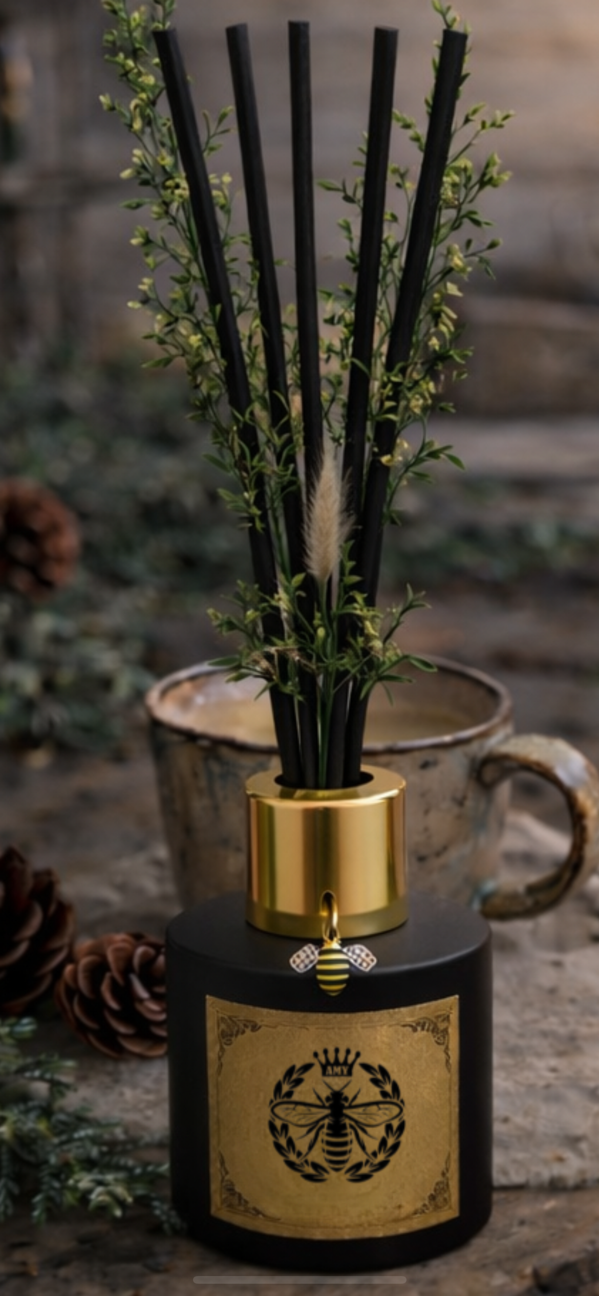Black Plum & Rhubarb 100gram Diffuser - Our Signature Scent - Carly's candles & wax melts