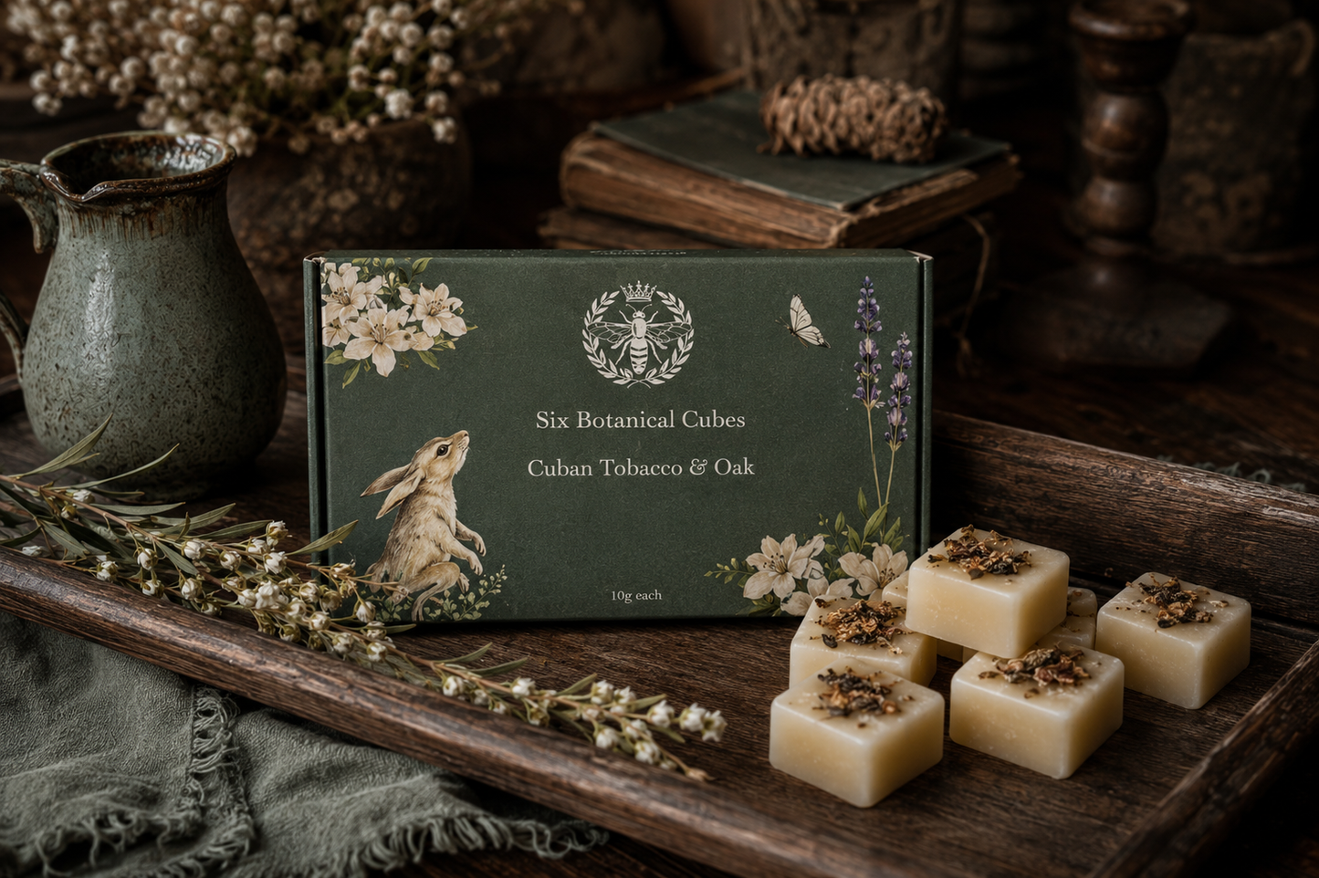 Cuban Tobacco & Oak Soy Wax Melts - Carly's candles & wax melts