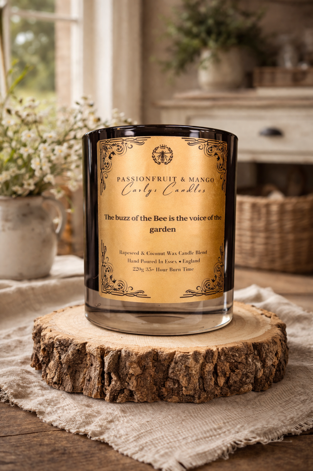 Passionfruit & Mango Scented Candle - Carly's candles & wax melts