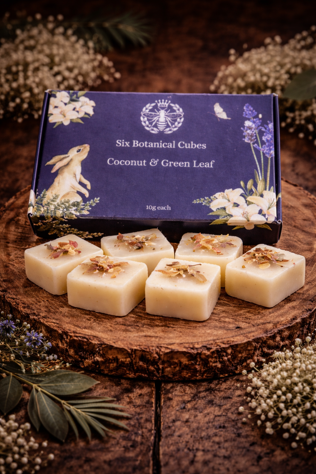 Coconut & Green Leaf Soy Wax Melts - Carly's candles & wax melts