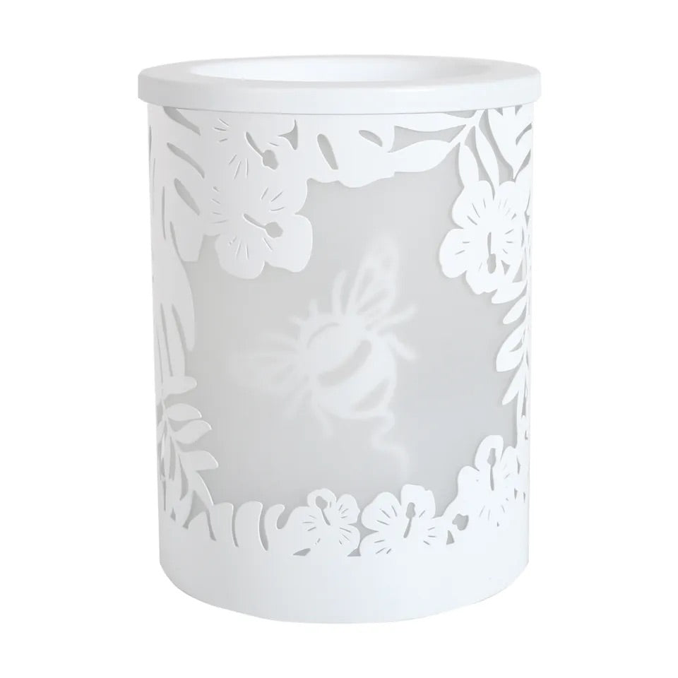 Electric Melter Bumble Bee White 15cm - Carly's candles & wax melts