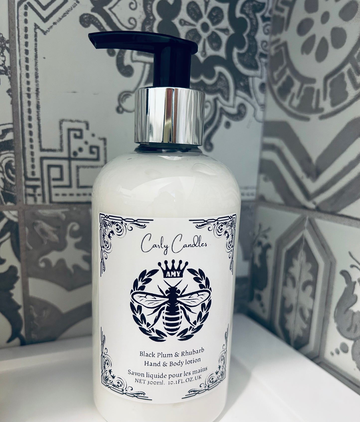 Luxury Black Plum & Rhubarb Hand Lotion – Fruity, Refreshing Skin Care