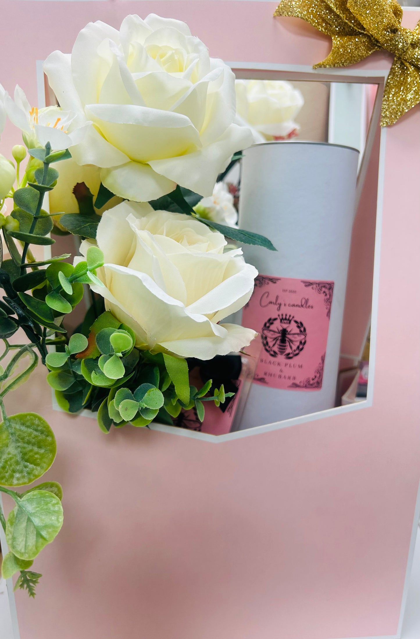 Luxury Flower Gift Hamper with Diffuser & Soy Wax Melts