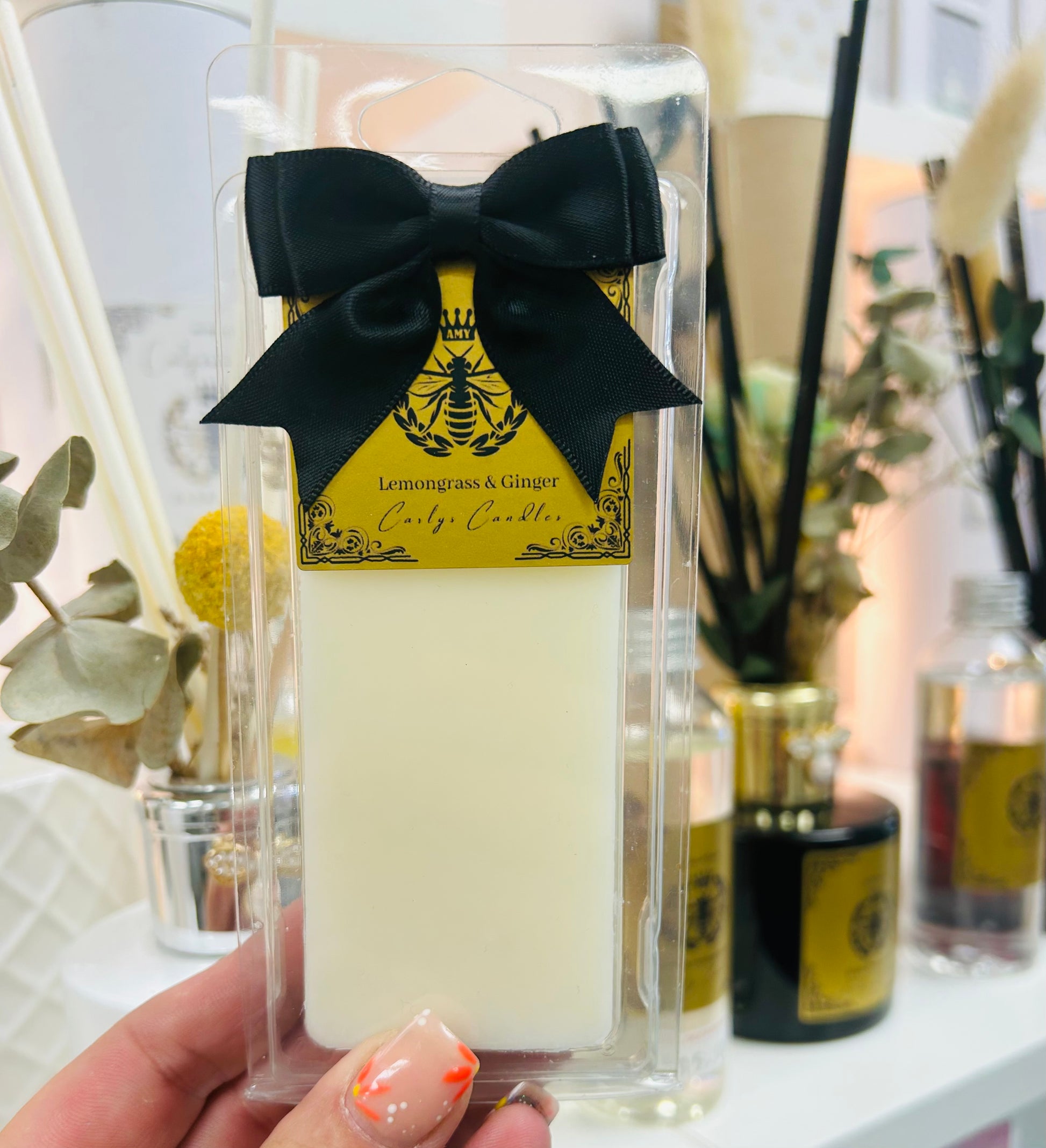 lemongrass & Ginger- soy wax melts - Carly's candles & wax melts