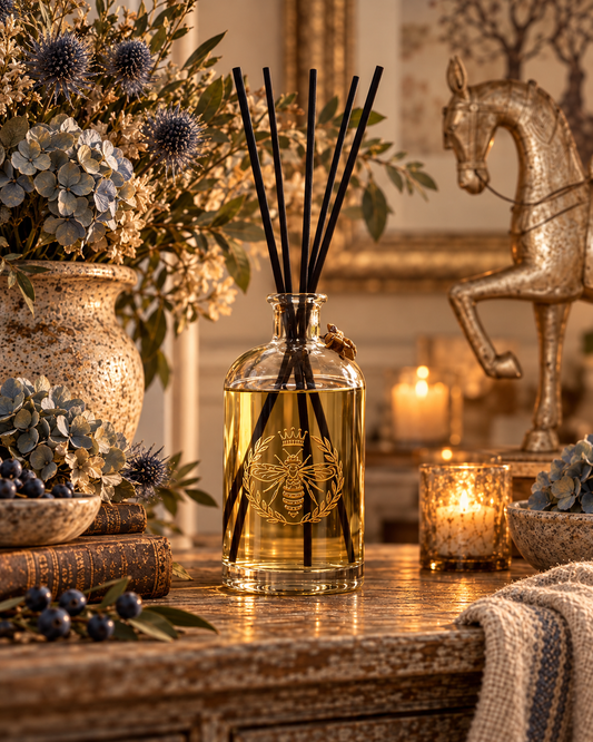 Large Italian Glass Reed Diffuser - Carly's candles & wax melts