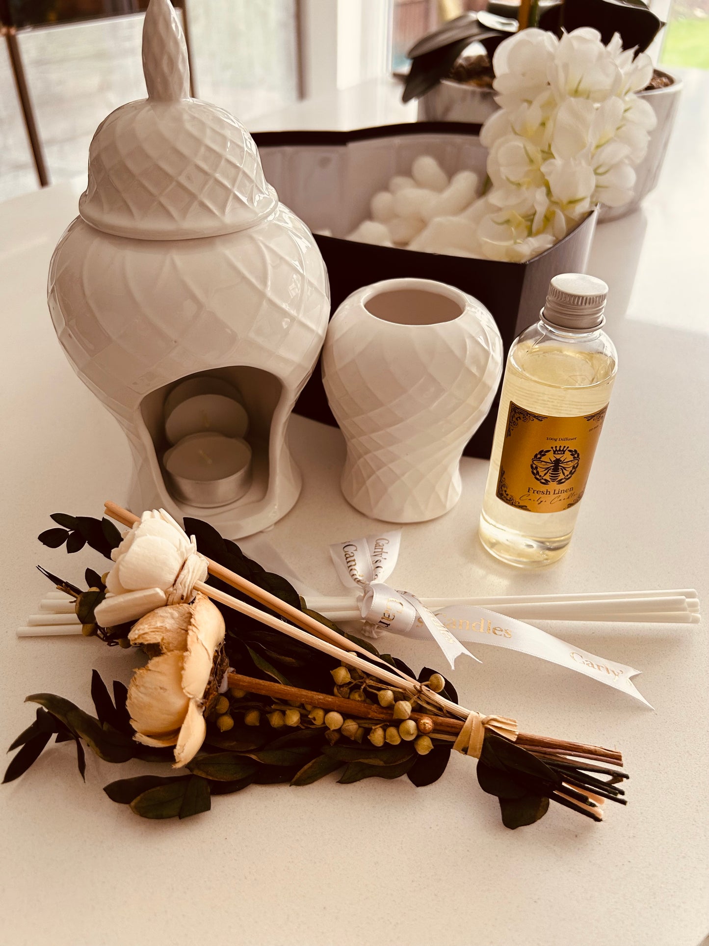 Beautiful gift box - Carly's candles & wax melts