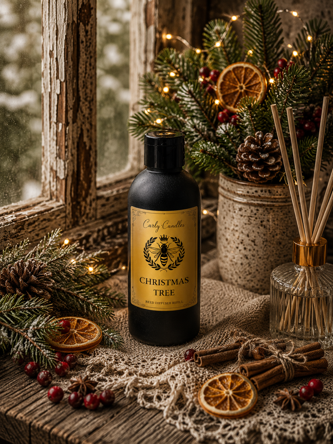 Christmas Tree Reed Diffuser Refill - Carly's candles & wax melts