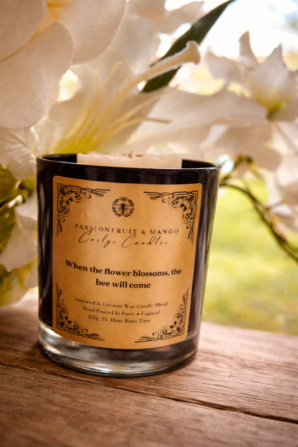 Passionfruit & Mango Scented Candle - Carly's candles & wax melts
