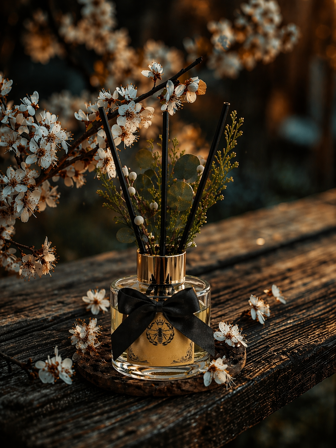 Peach Couture Reed Diffuser - Carly's candles & wax melts