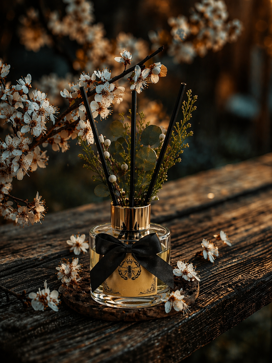 Peach Couture Reed Diffuser - Carly's candles & wax melts