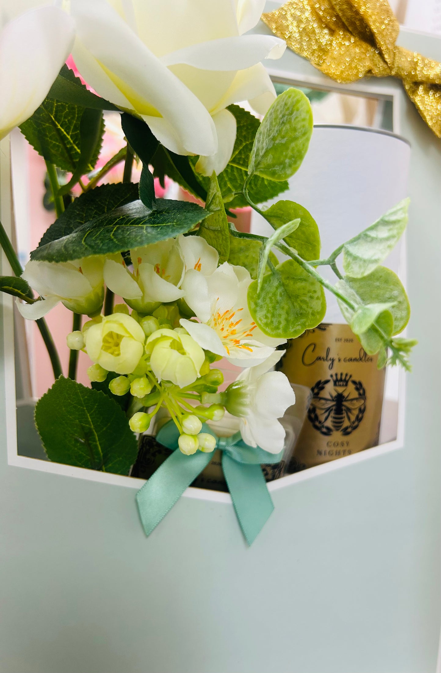 Luxury Flower Gift Hamper with Diffuser & Soy Wax Melts