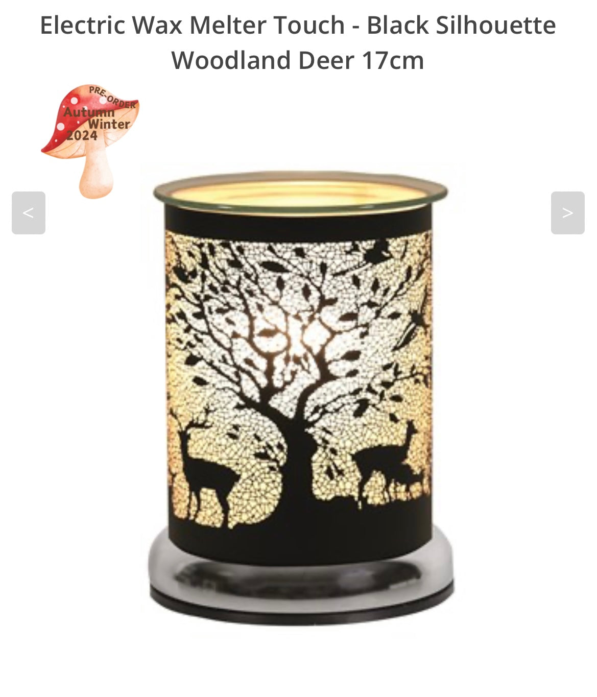 Electric Silhouette Wax burner - Stag - Carly's candles & wax melts