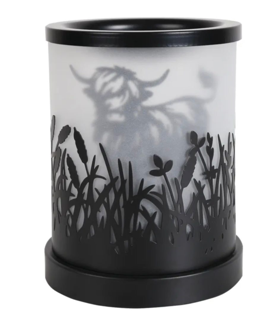 Electric Melter Highland Cow 15cm - Carly's candles & wax melts