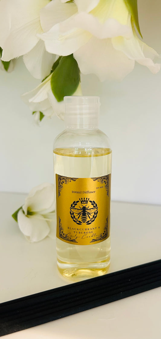 Blackcurrant & tuberose diffuser refill + 7 reeds