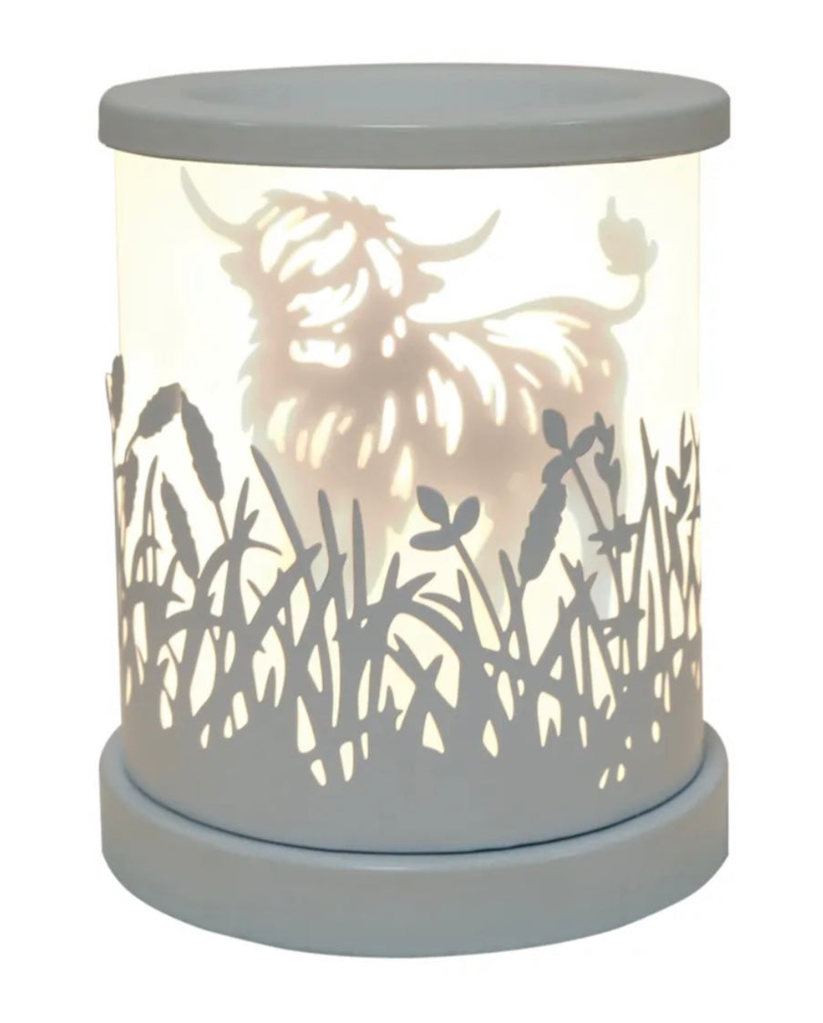 Electric Melter Highland Cow 15cm - Carly's candles & wax melts