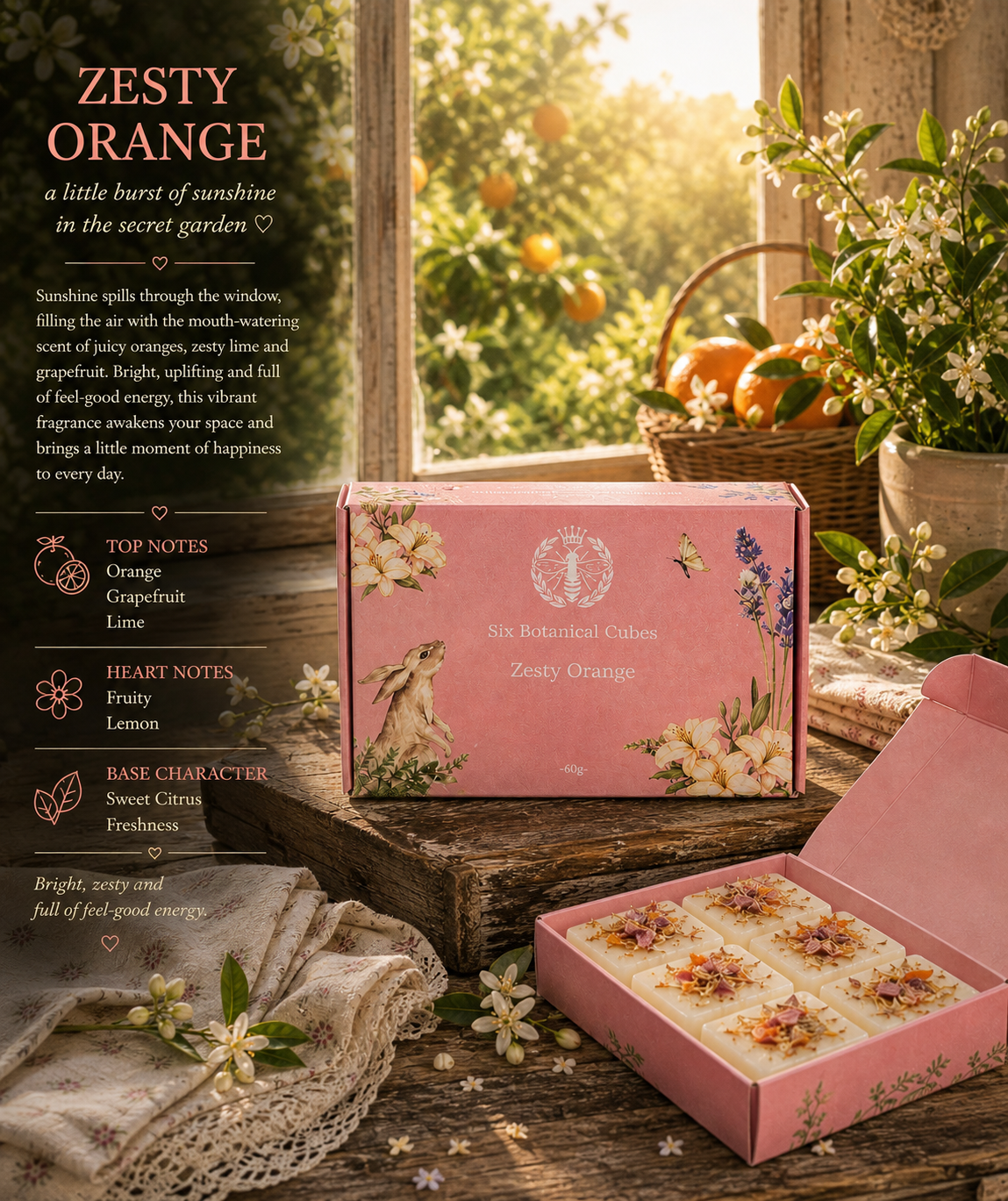 Zesty Orange Wax Melts - Carly's candles & wax melts
