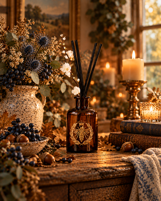 Amber Italian Glass Reed Diffuser - Carly's candles & wax melts
