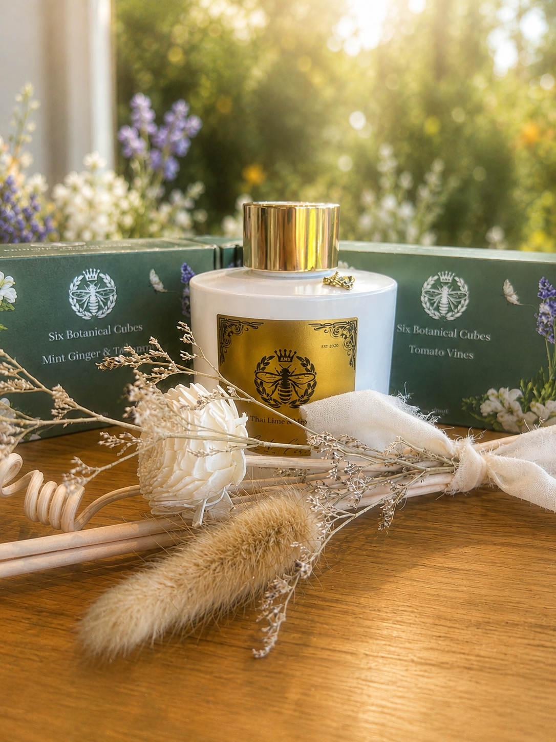 Thai Lime & Mango Reed Diffuser - Carly's candles & wax melts