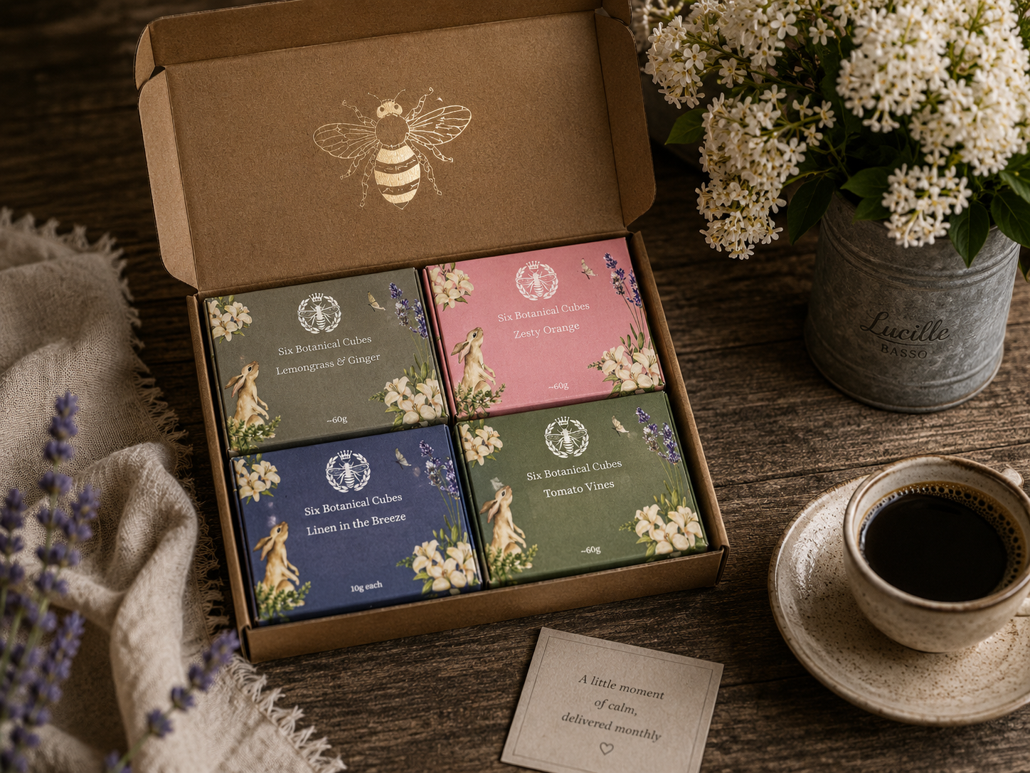 Botanical Wax Melt Discovery Subscription - 4 Boxes - Carly's candles & wax melts