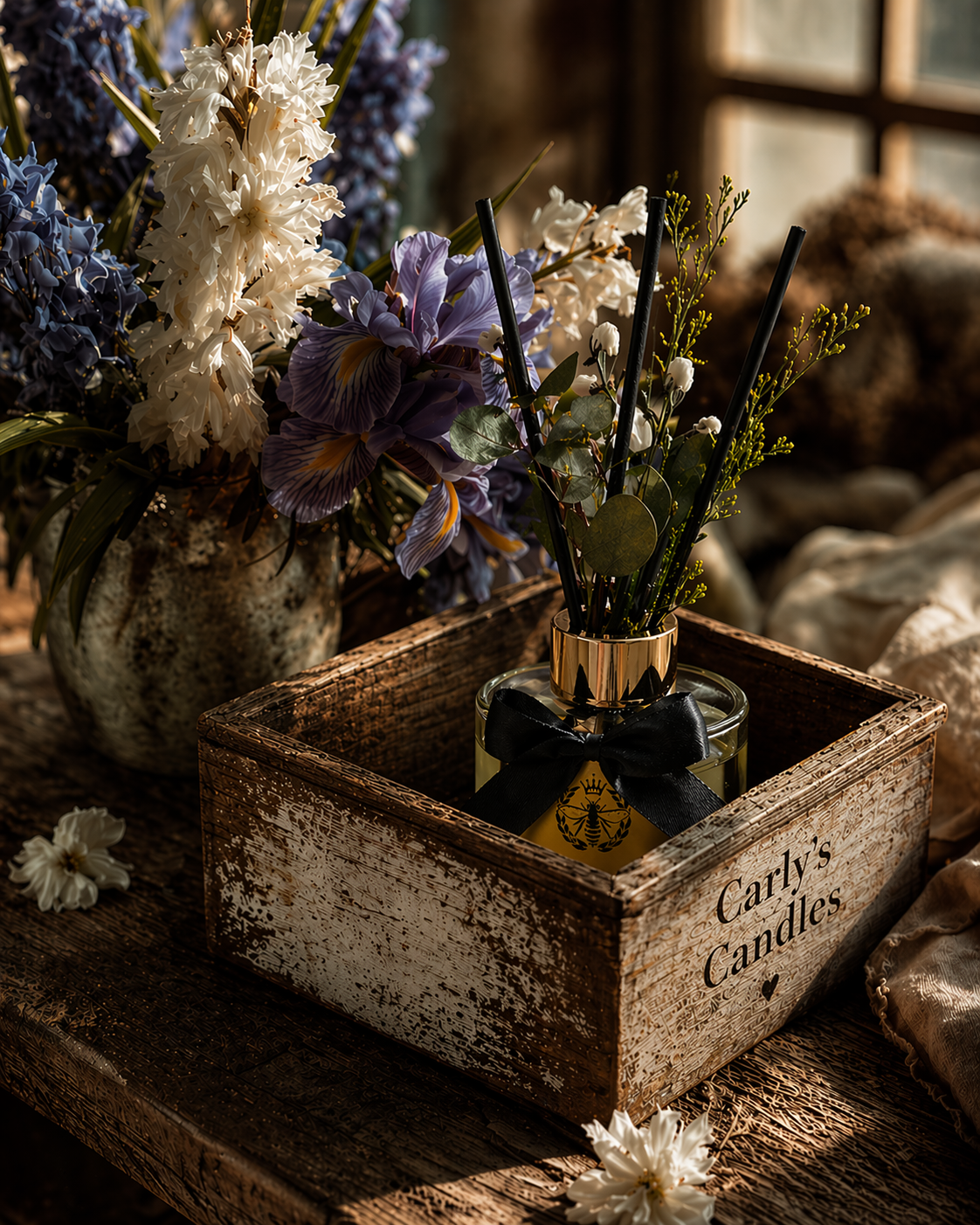 Pear & Freesia Reed Diffuser - Carly's candles & wax melts