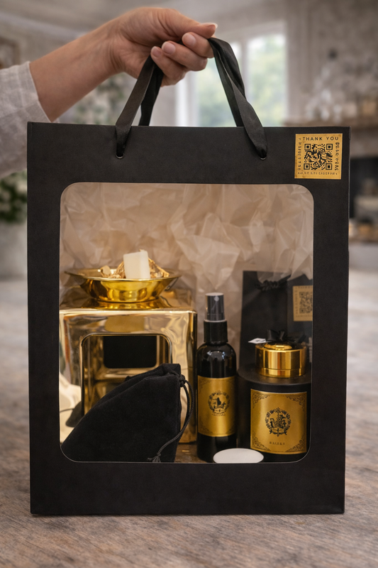 Black Plum & Rhubarb Signature Home Fragrance Gift Set - Carly's candles & wax melts