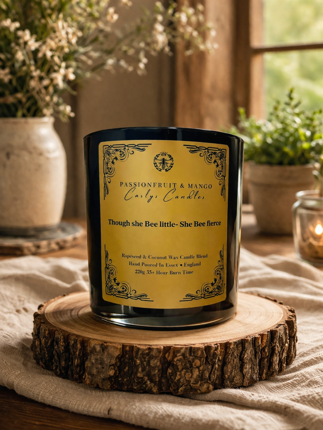 Passionfruit & Mango Scented Candle - Carly's candles & wax melts