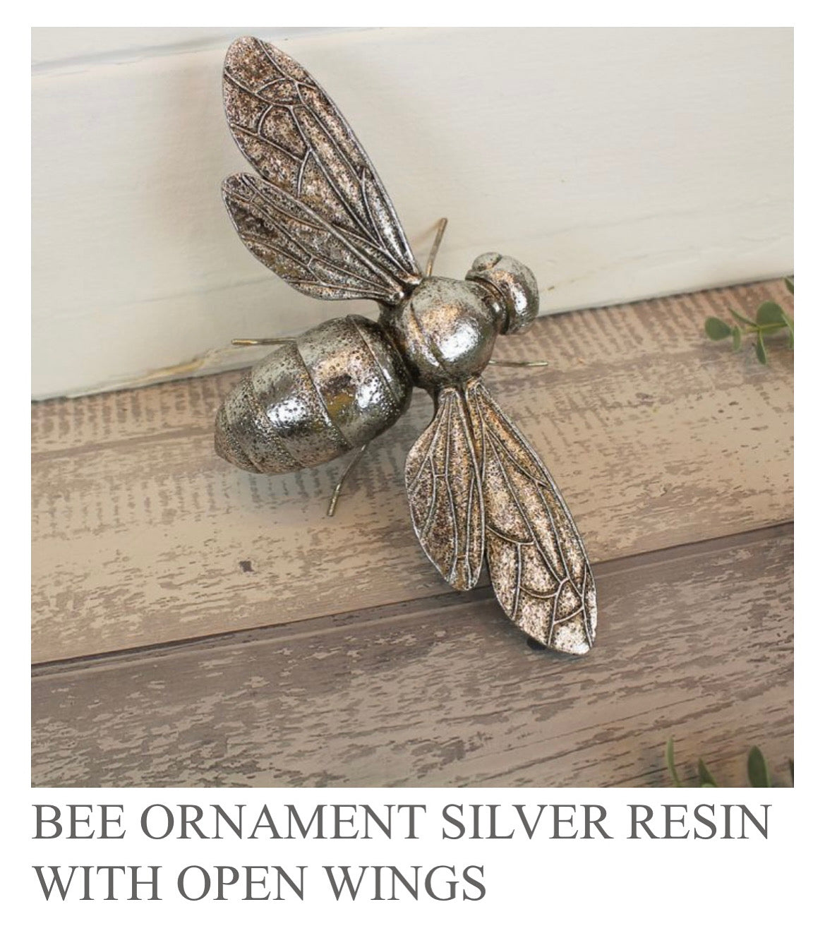 Bee ornament- Home Bee Decor- can be hooked on wall - Carly's candles & wax melts