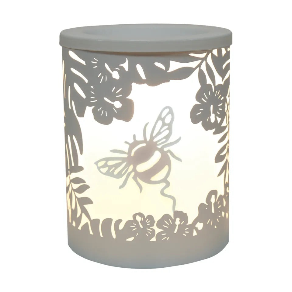 Electric Melter Bumble Bee White 15cm - Carly's candles & wax melts