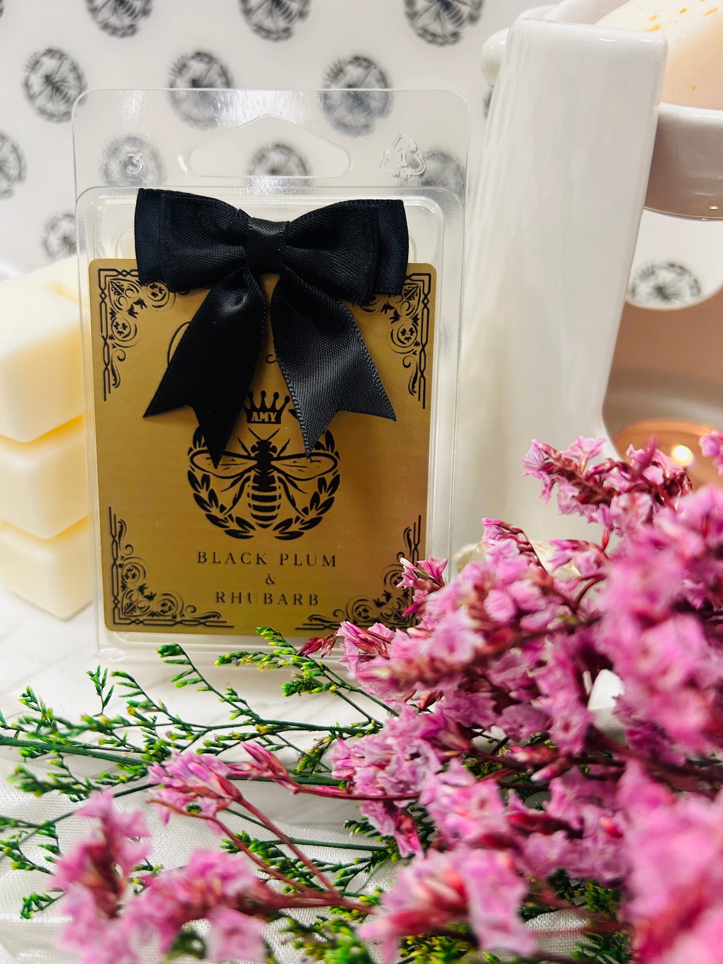 Black plum & Rhubarb soy wax melts