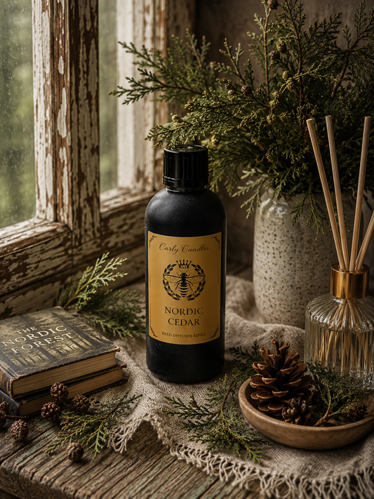 Nordic Cedar Reed Diffuser Refill - Carly's candles & wax melts