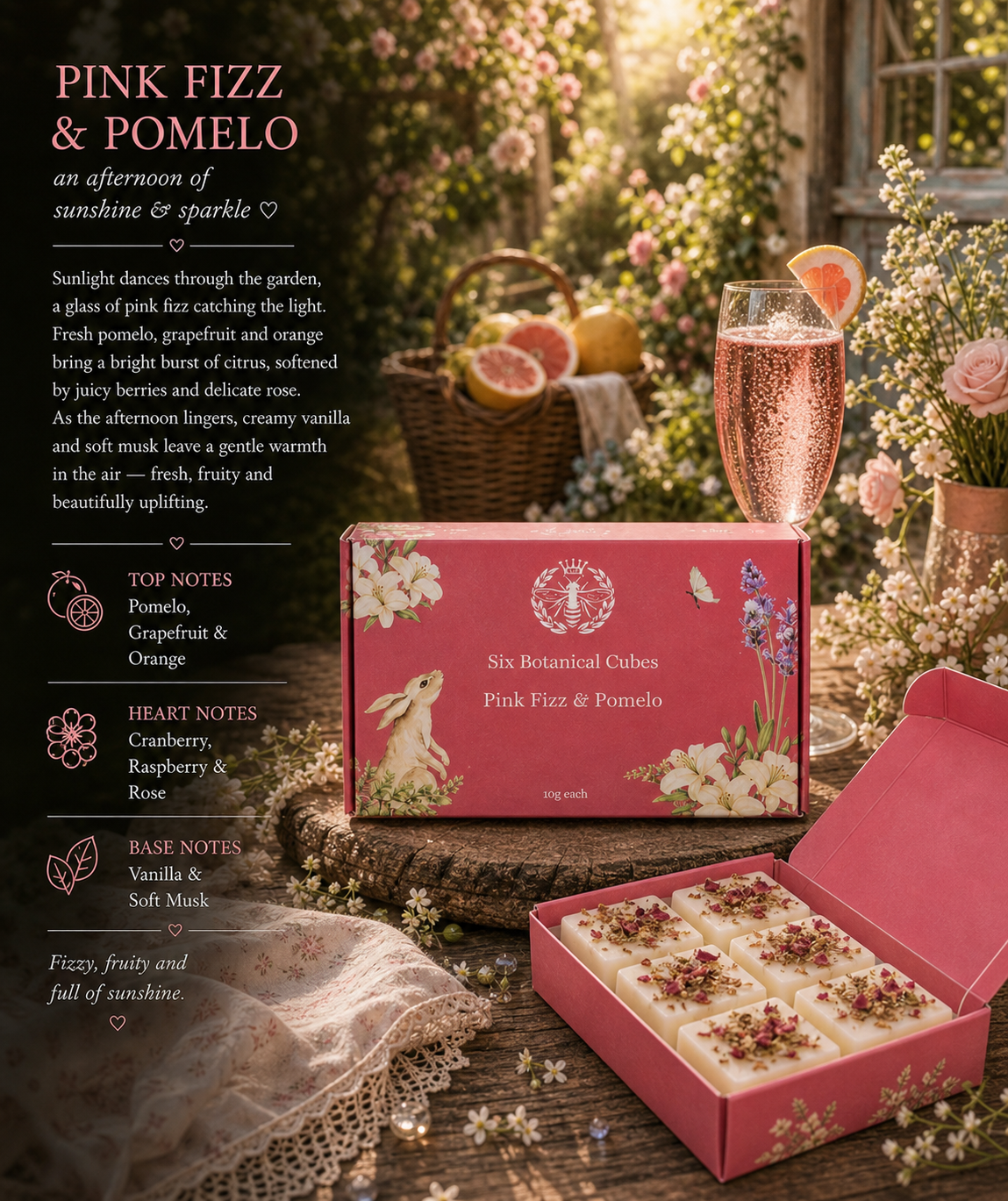 Pink Fizz & Pomelo Soy Wax Melts