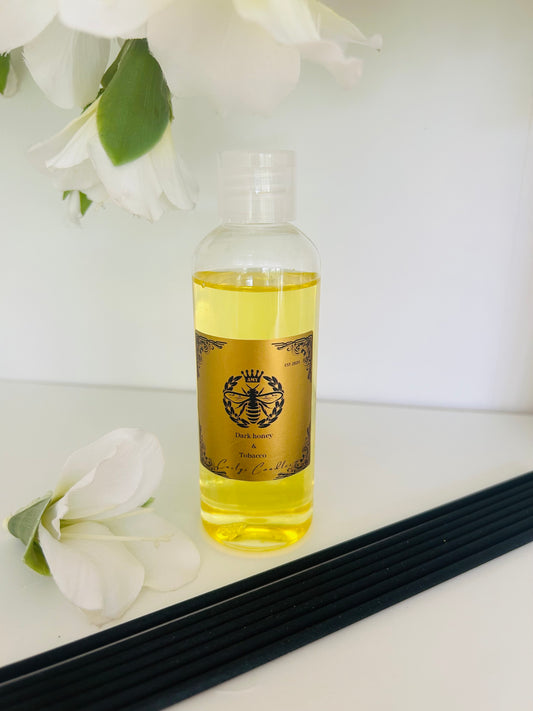 Dark Honey & Tobacco - diffuser re fill with 7 new reeds