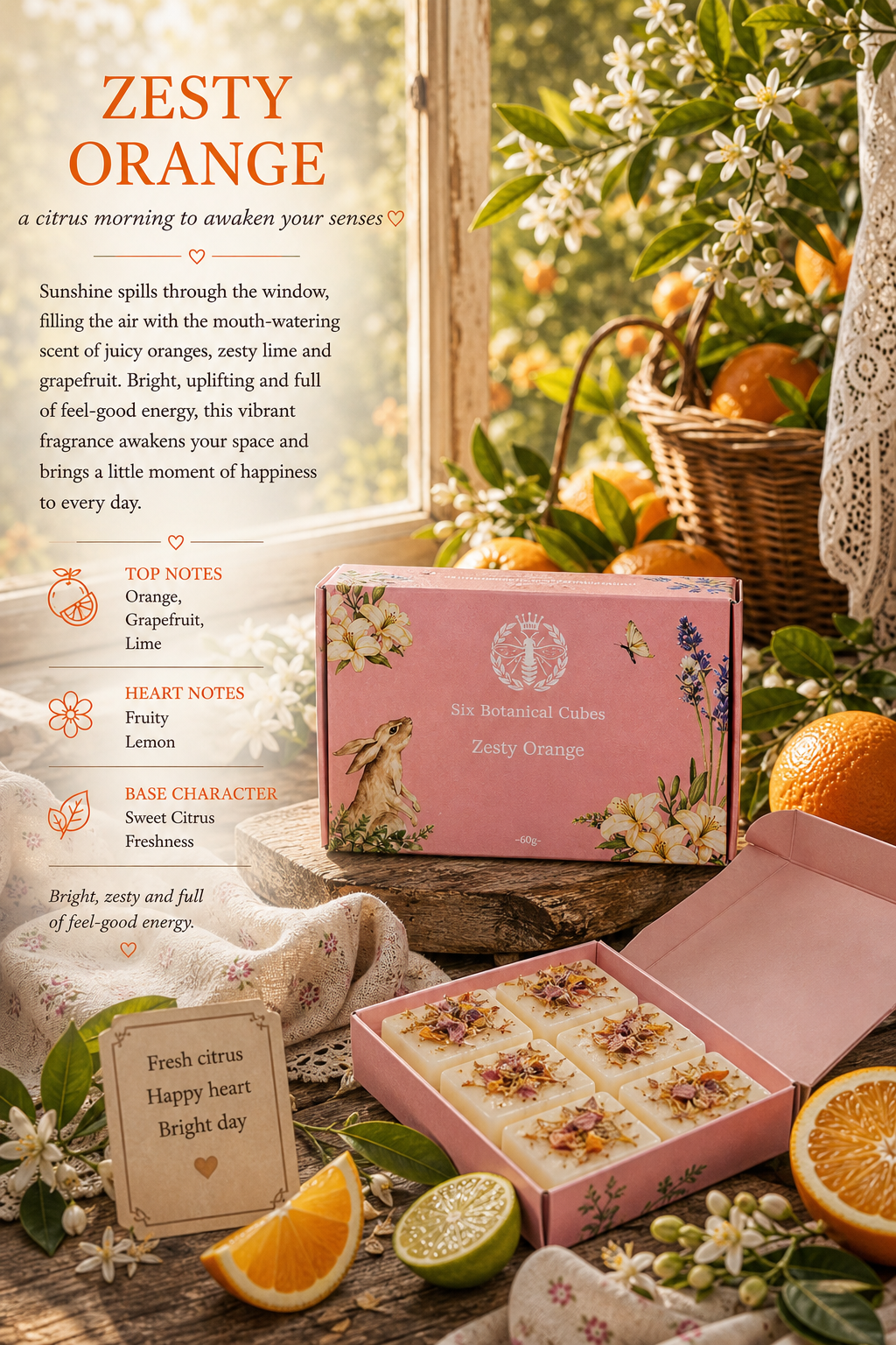 Zesty Orange Wax Melts - Carly's candles & wax melts