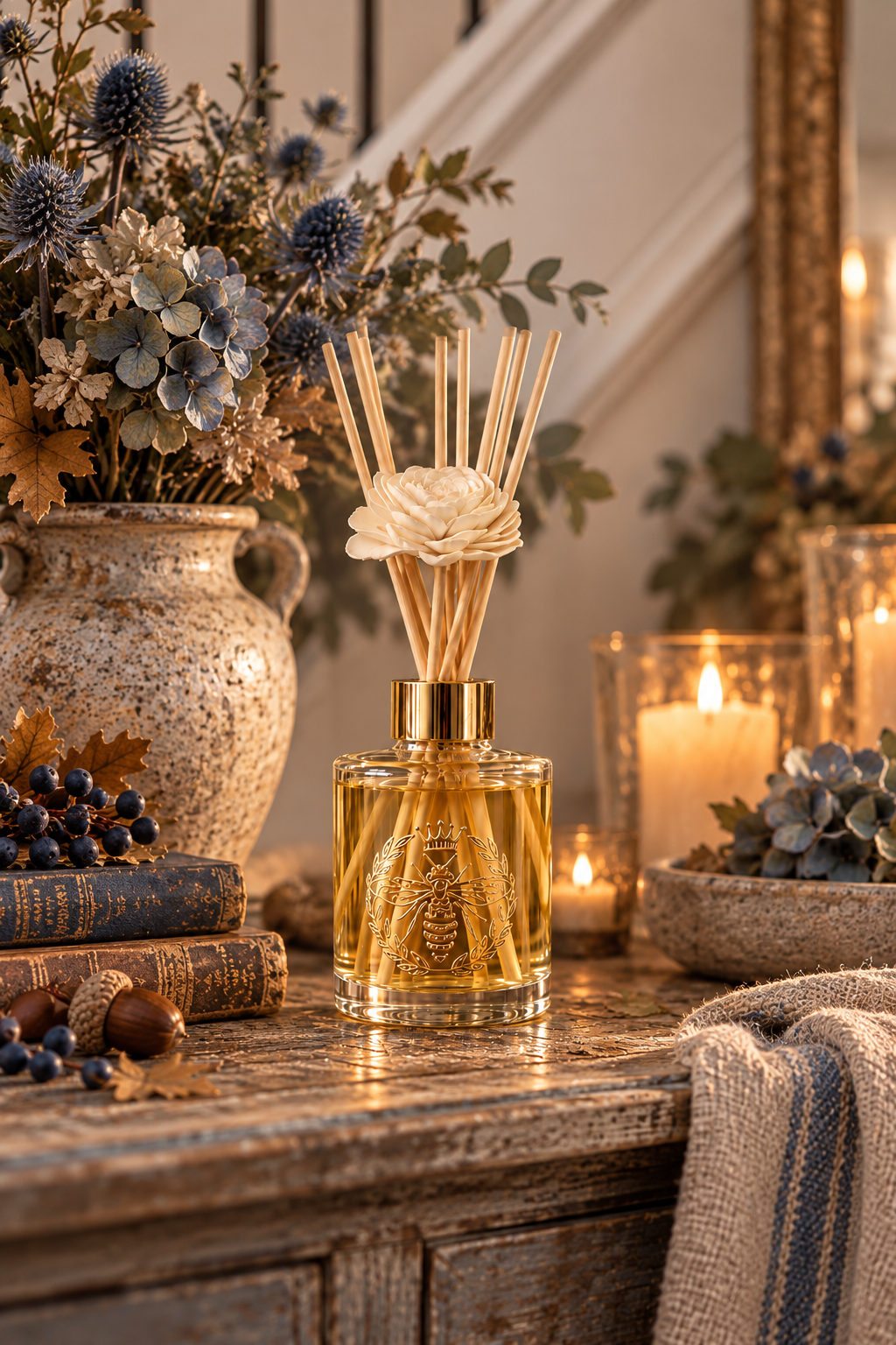 Italian Glass Reed Diffuser
