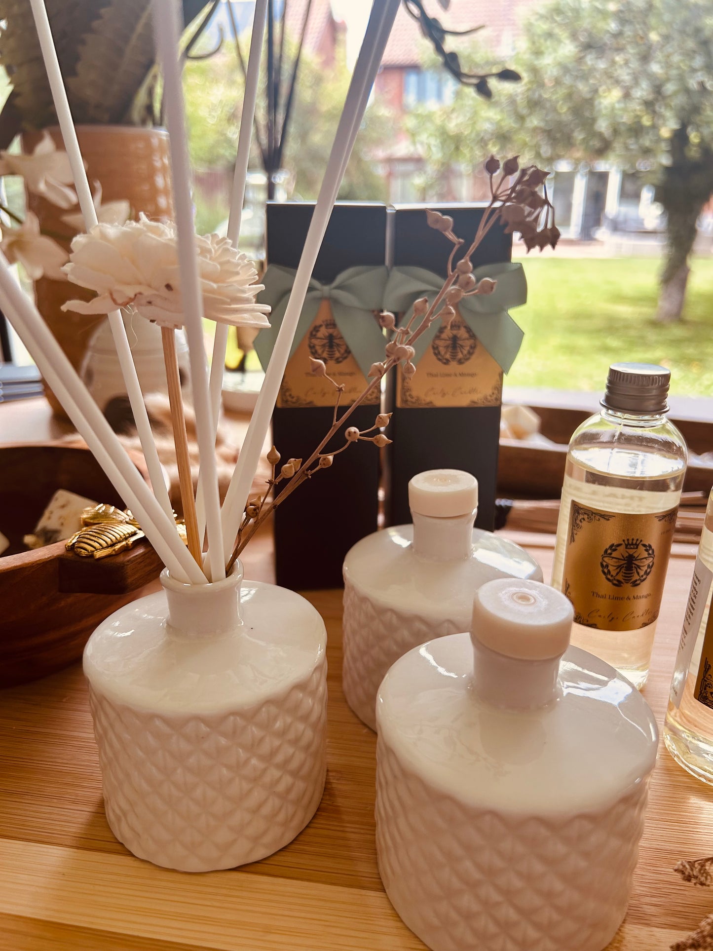 Thai lime & Mango diffuser - Carly's candles & wax melts