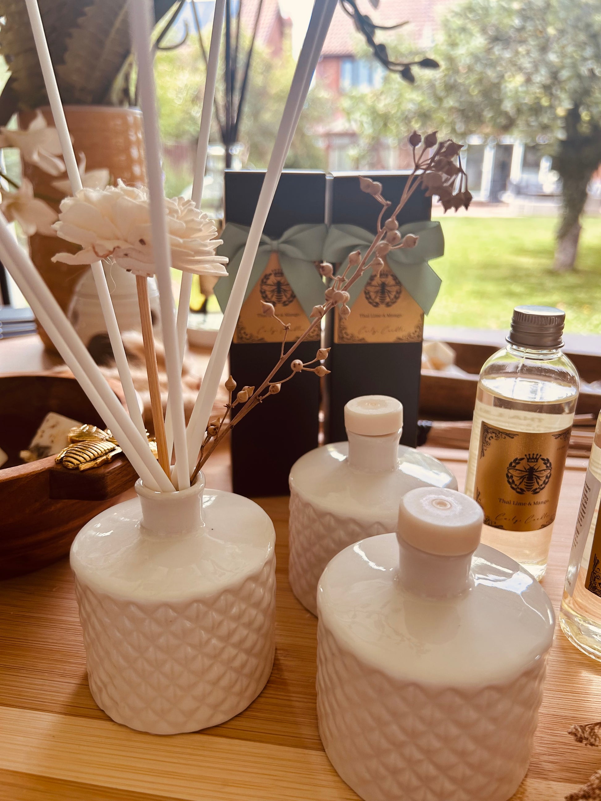 Thai lime & Mango diffuser - Carly's candles & wax melts