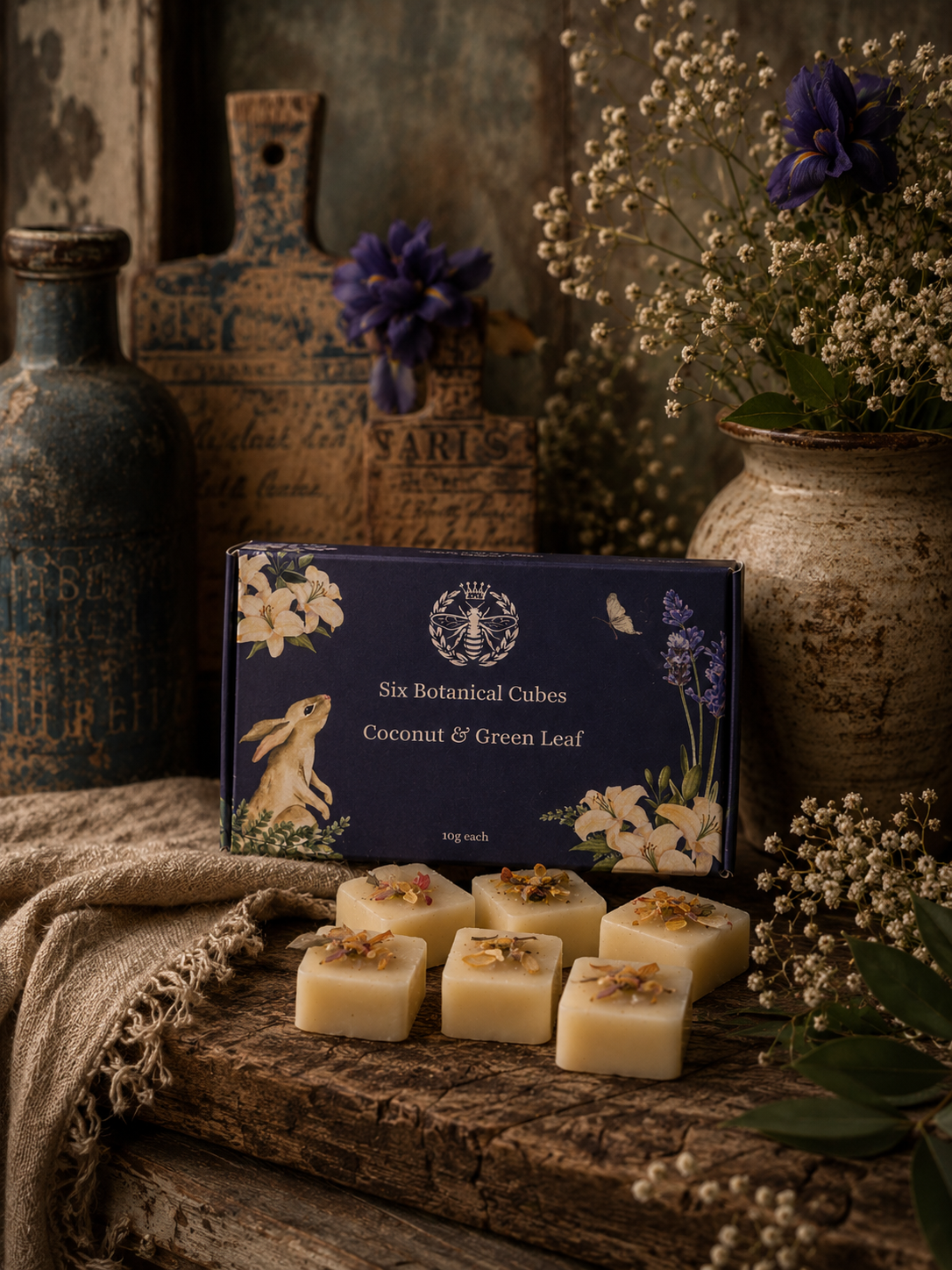 Coconut & Green Leaf Soy Wax Melts - Carly's candles & wax melts