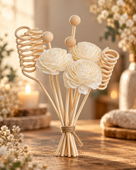 Diffuser Decorative Flowers - Carly's candles & wax melts