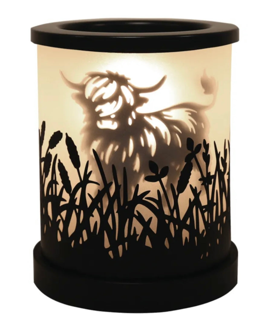 Electric Melter Highland Cow 15cm - Carly's candles & wax melts