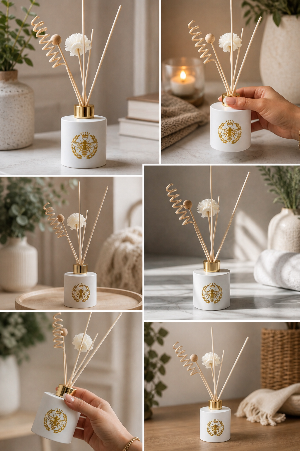 Peach Couture Reed Diffuser - Carly's candles & wax melts
