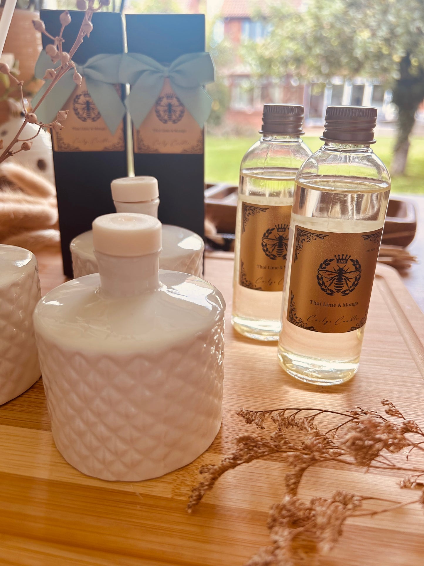 Thai lime & Mango diffuser - Carly's candles & wax melts