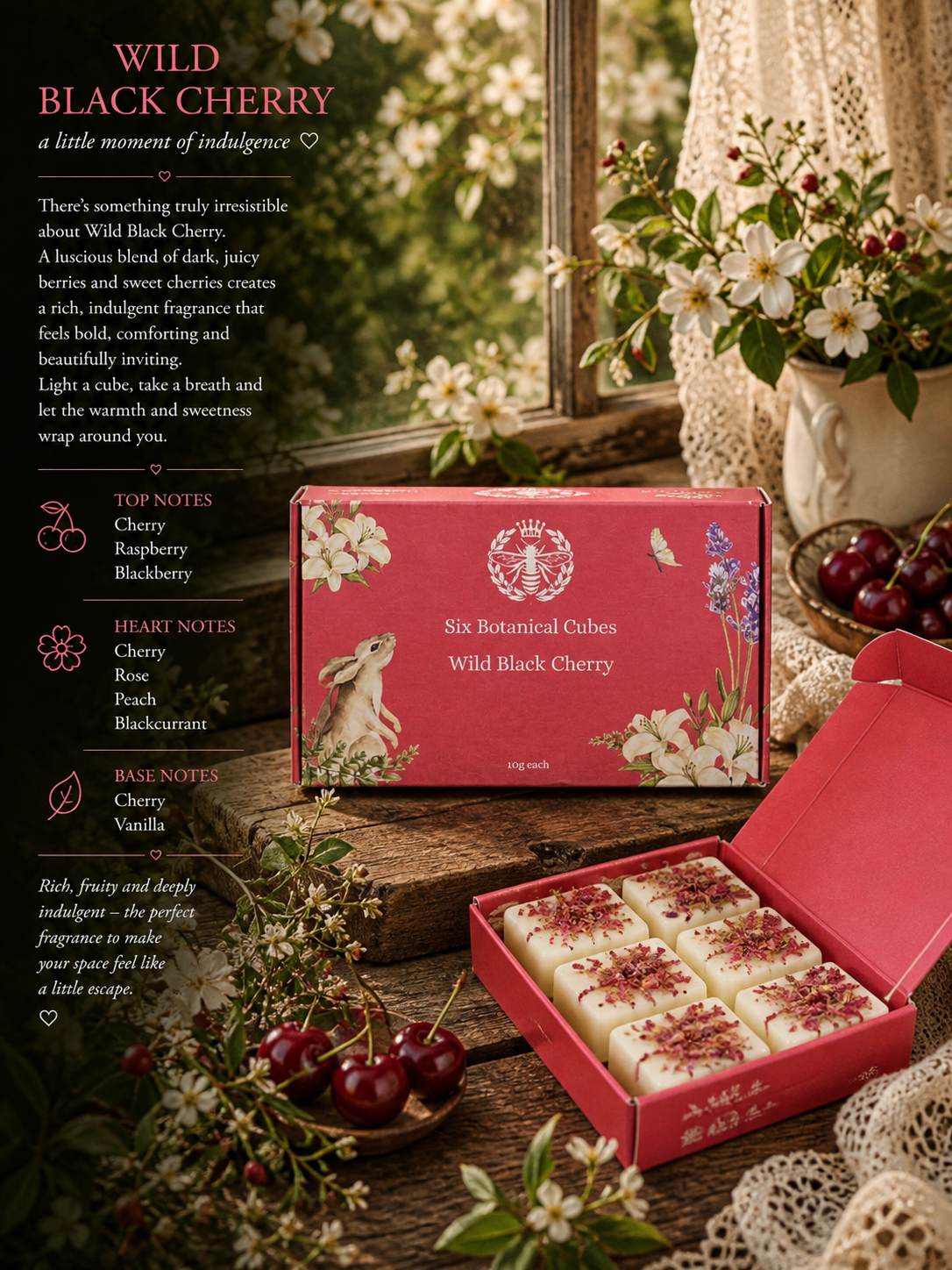 Wild Black Cherry Soy Wax Melts