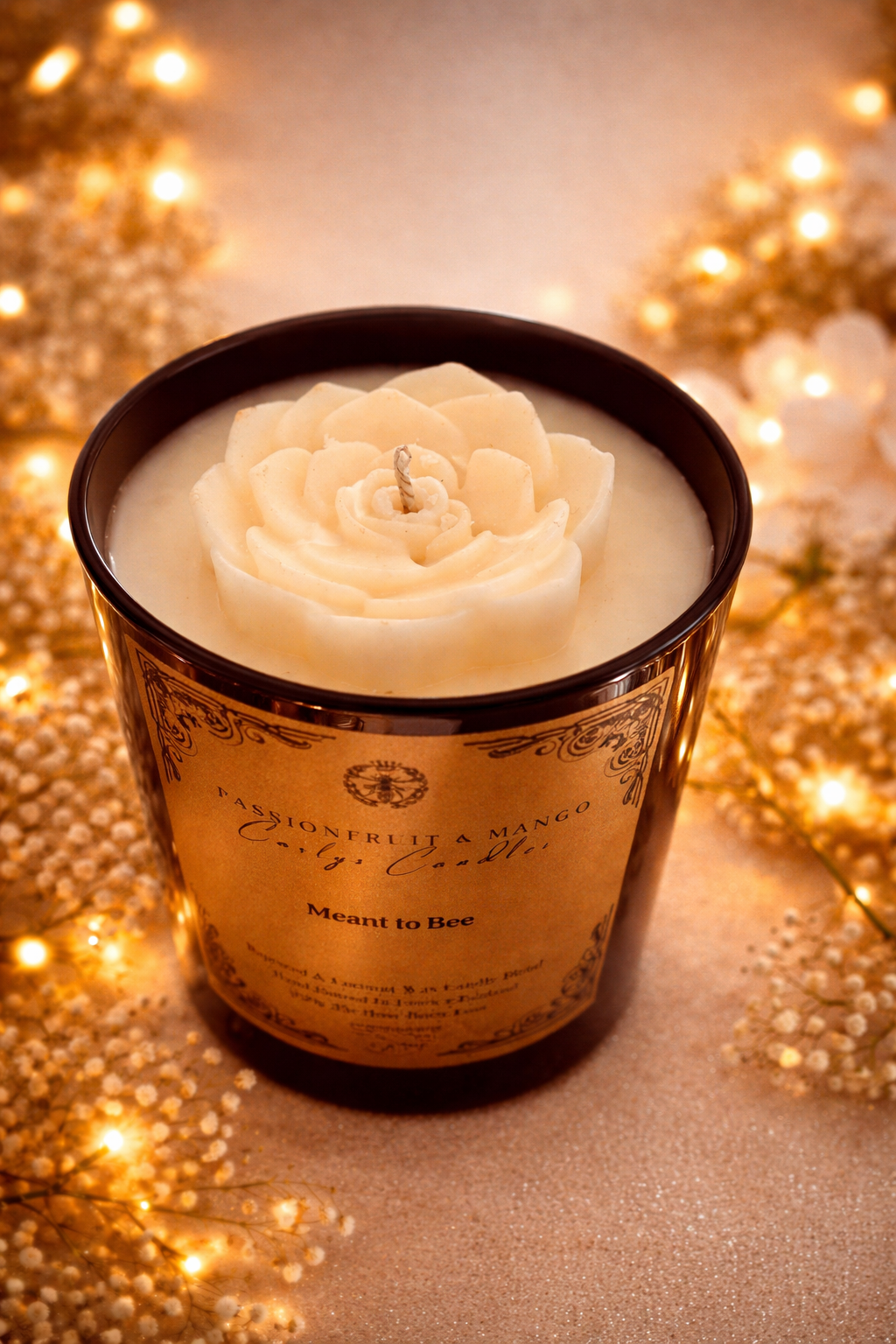 Passionfruit & Mango Scented Candle - Carly's candles & wax melts